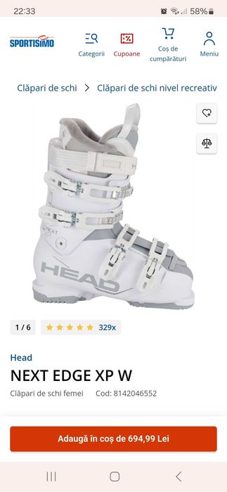 Clapari ski femei HEAD