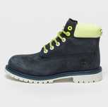 Bocanci copii Timberland din piele nabuc bleumarin - marimea 34