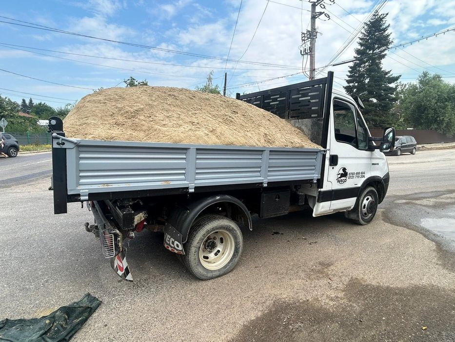 Transport moluz, agregate balastiera, nisip pietris