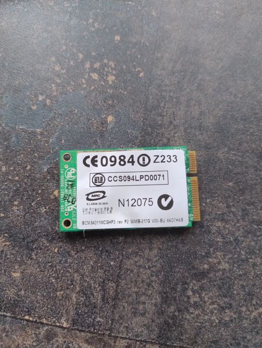 Placa Wi-Fi Broadcom BCM94311MCGHP3 mini PCI-E laptop – functionala