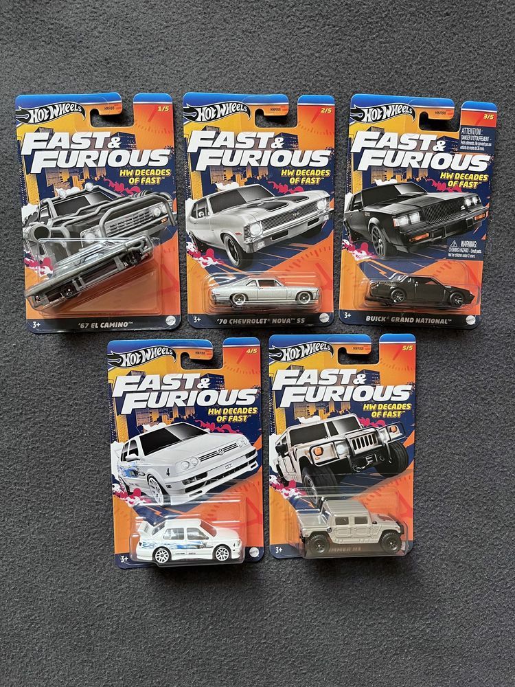 Hot wheels Fast and furious