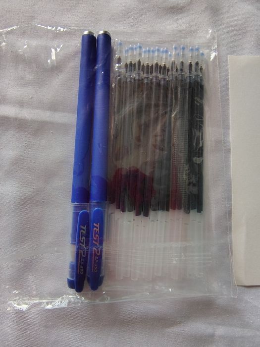 Pix cu gel și 20 de rezerve/ culoare albastră/ set