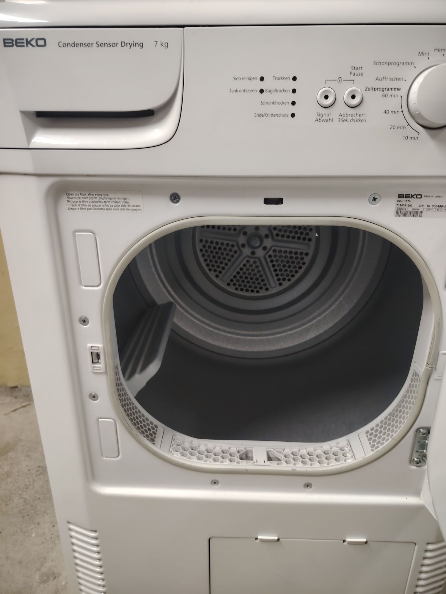 Сушилня Beko с кондензатор