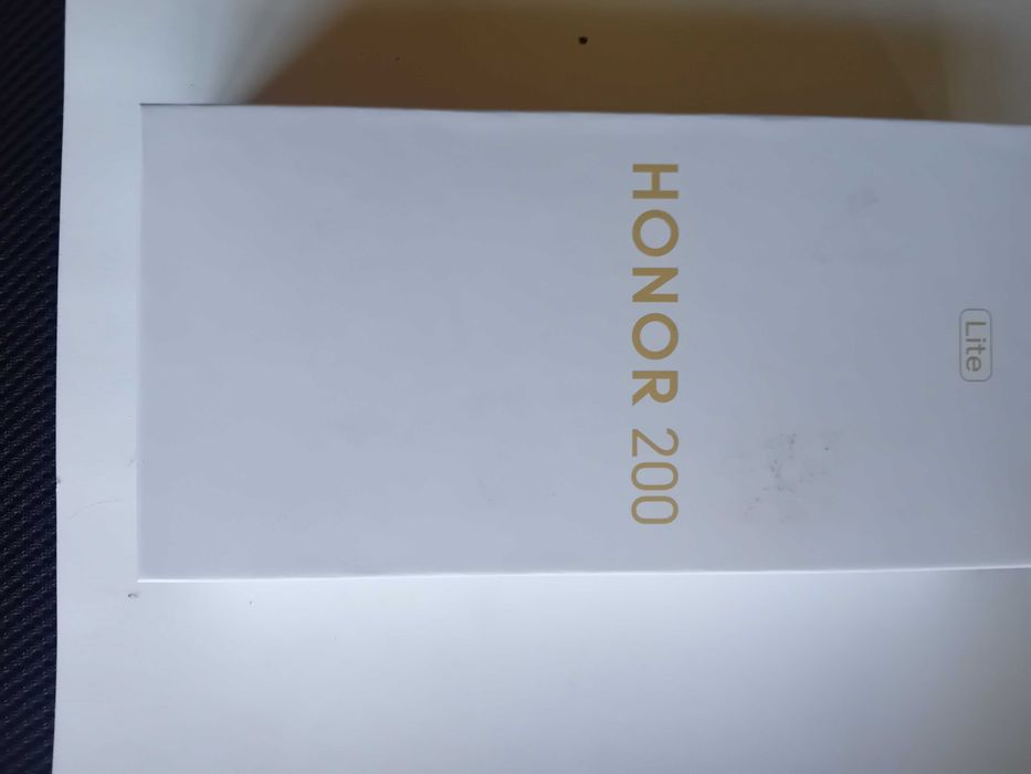 НОВ !!! HONOR 200 Lite , Кутията не е отваряна !!! В гаранция !!!