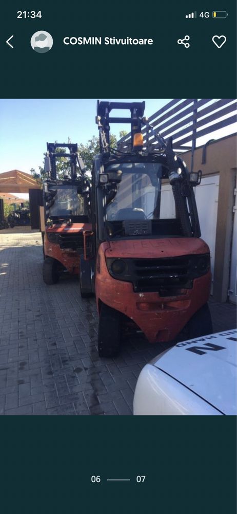 Piese stivuitoare LINDE H25 , H30 , H 35 diesel din 2008