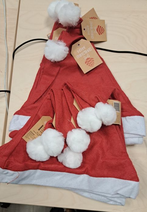 Vand set 50 buc căciula Crăciun