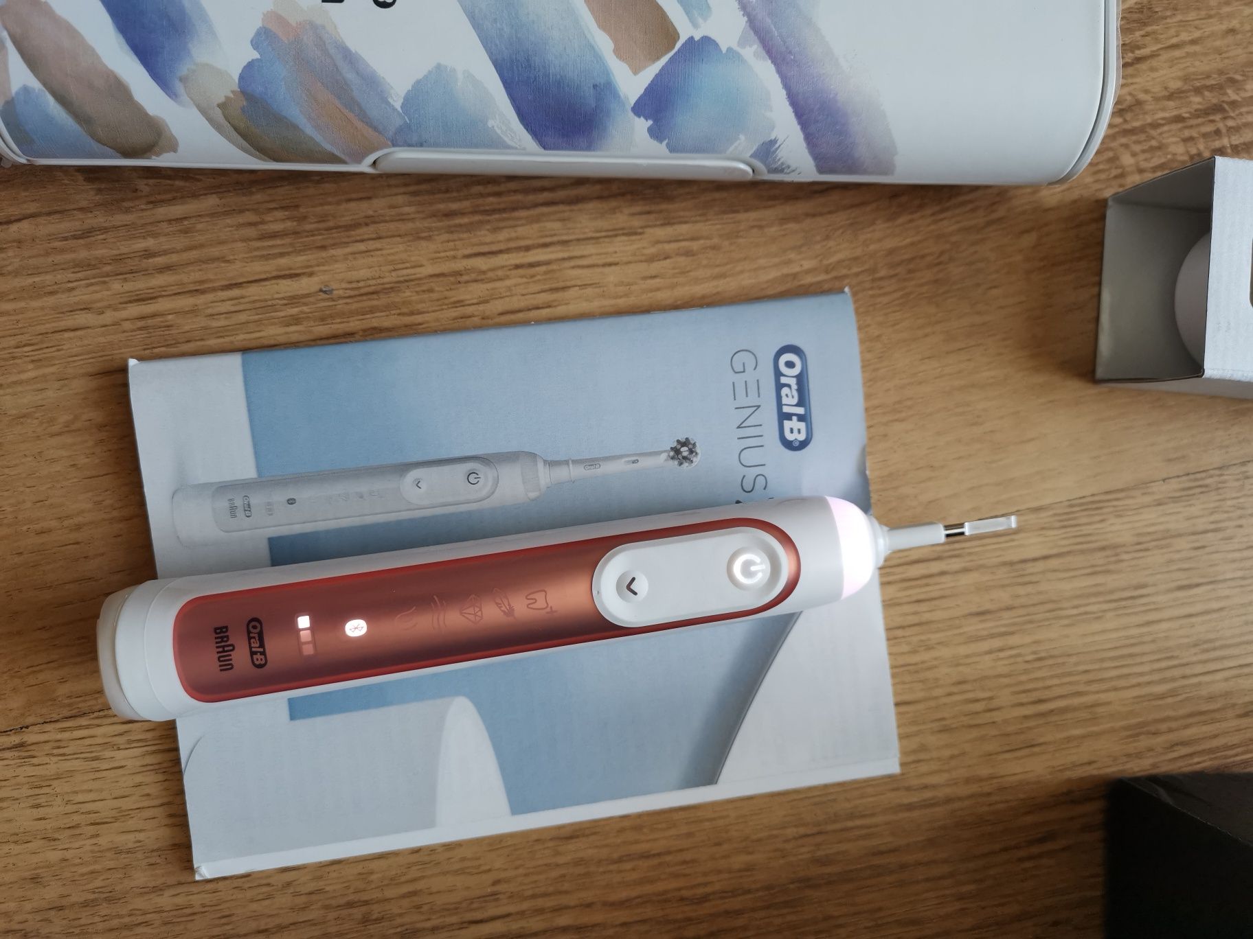 Periuta dinti electrica Oral-B Genius X Bluetooth Noua Roz