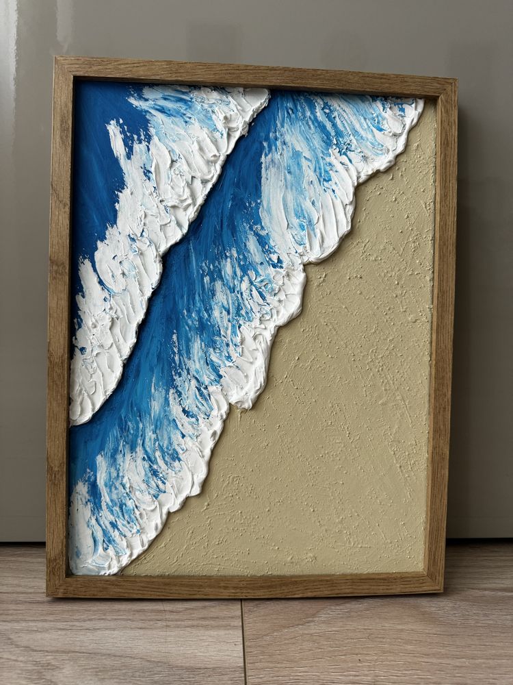Tablou texture art - Beach waves