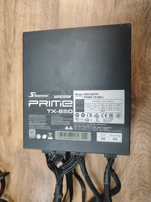 Sursa modulara Seasonic PRIME TX-850, 80+ Titanium, 850W