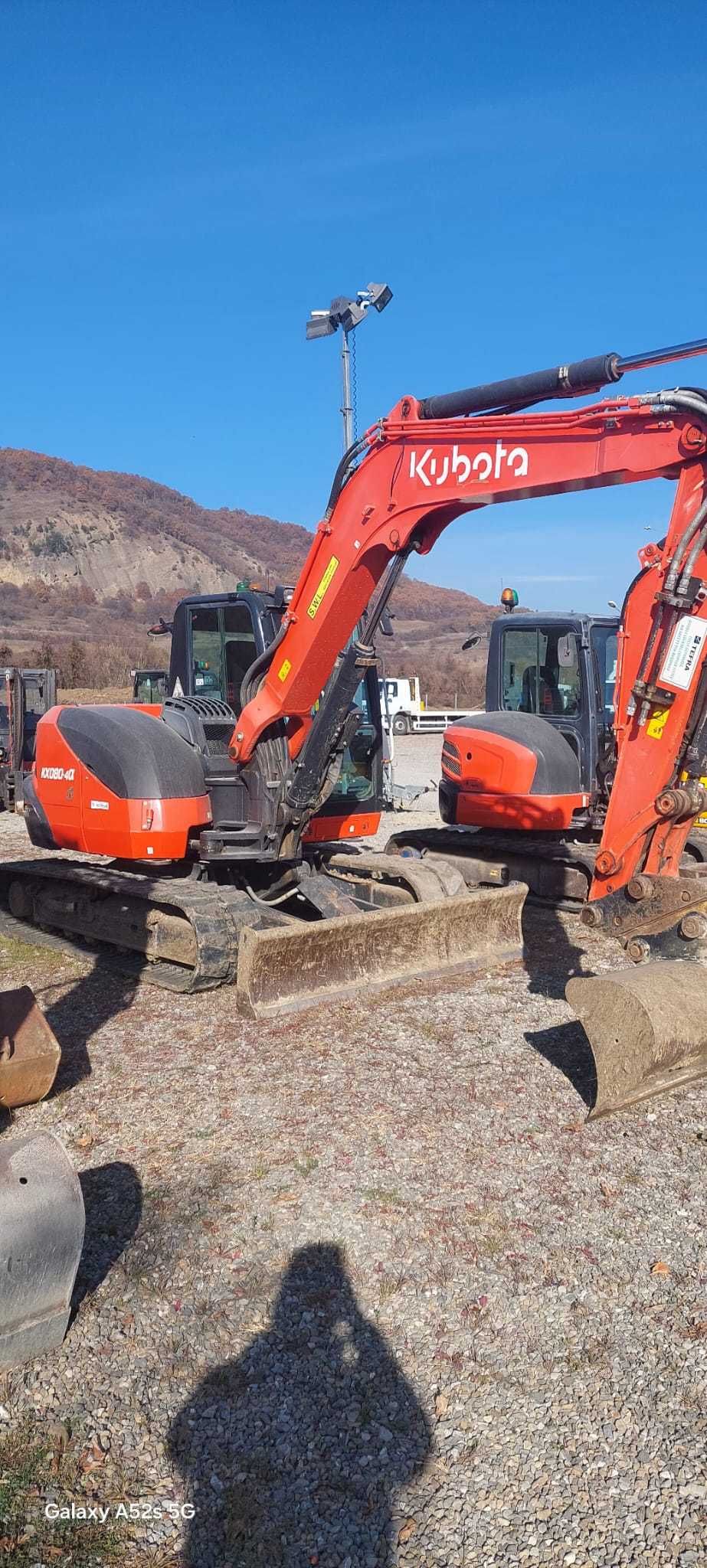Kubota kx80 ,anul 2019