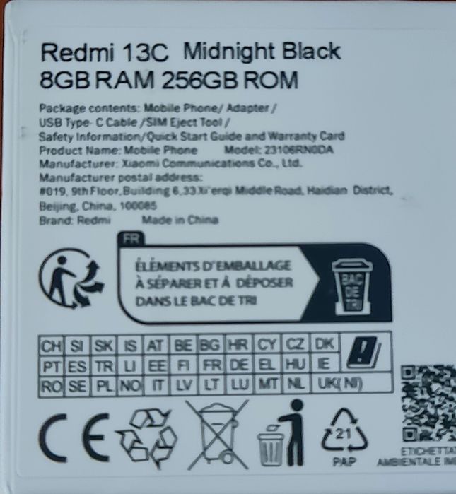 Redmi 13c Hali yengi