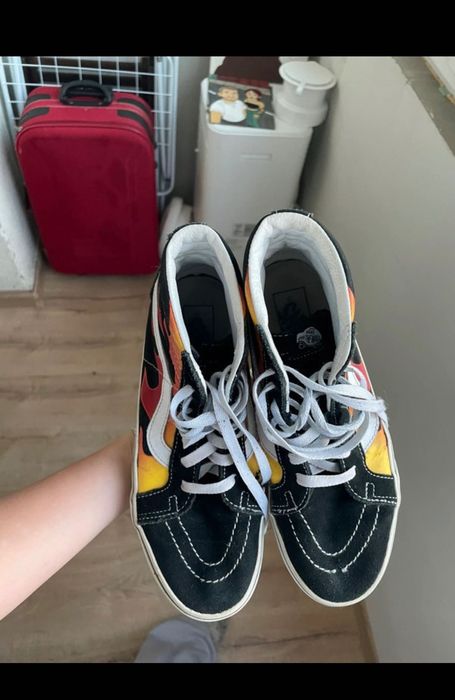 Vans SK8 Hi reissue flame