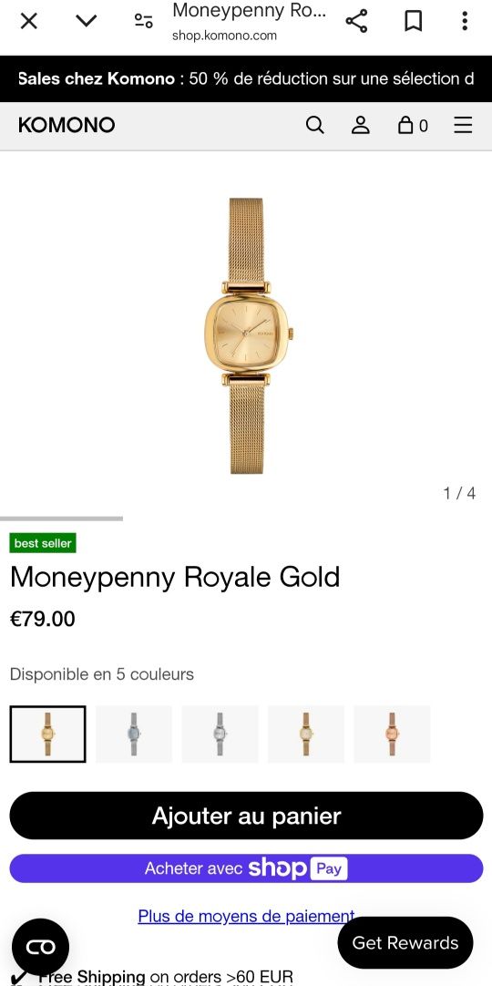 KOMONO Royale Gold