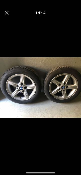 Jante pt BMW e46 cu cauciucuri de iarna 205/55r16. DOT  2014