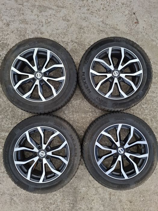 Jante aliaj 17 inch 5x114.3 originale nissan renault kadjar bicolore