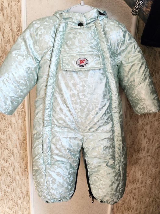 Комбинезон зимний на 68 см, можно Ред