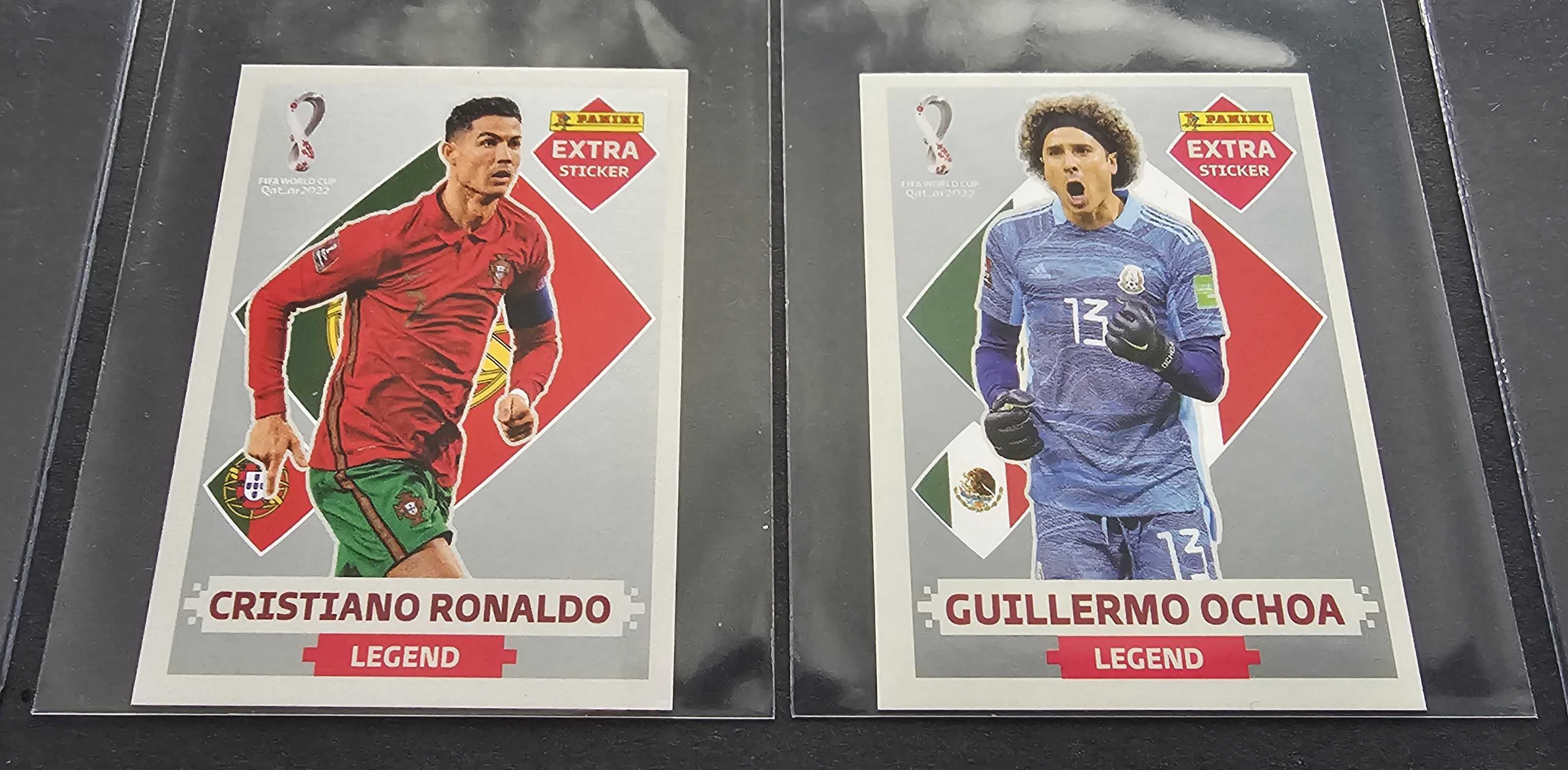 2 extra stickere Panini FIFA World Cup Qatar 2022 Silver