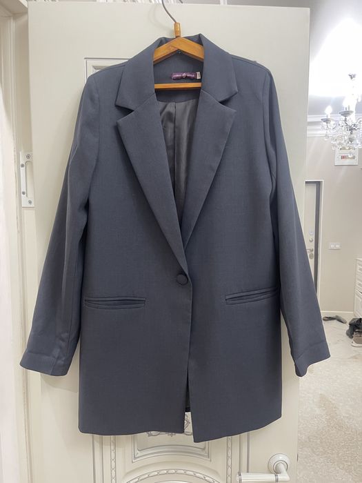 Пиджак Серый Горчица