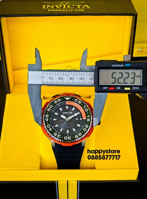 INVICTA Chrononaut Orange 52 mm, Инвикта нов ръчен часовник