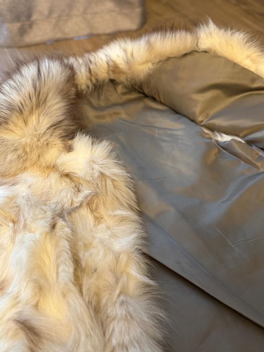 Vesta blană naturală de vulpe