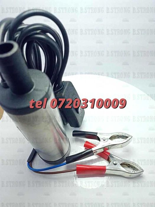 Pompa Submersibila 12v 12litri Per Minut Pentru Golit Butoaie