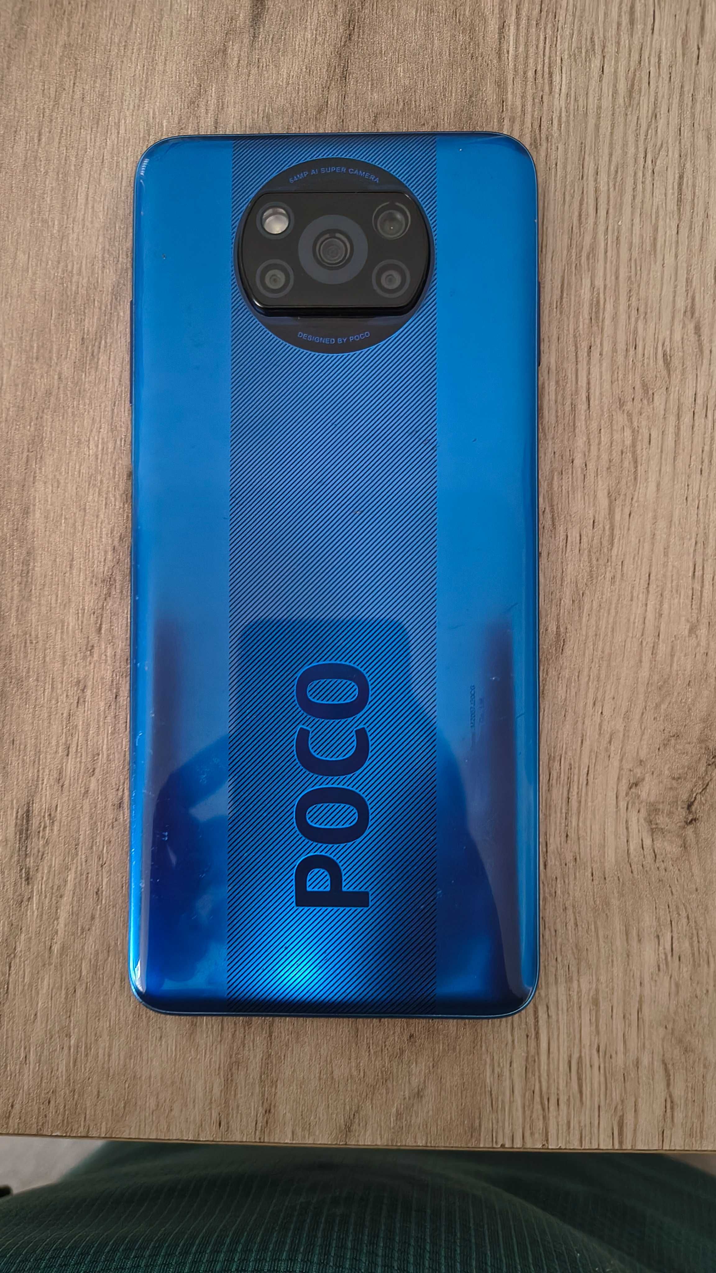Xiaomi Poco X3 128 GB, мразовито син