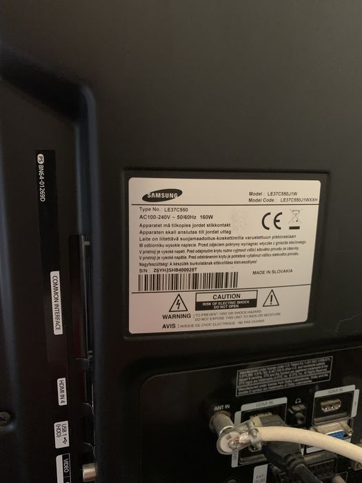 Televizor LCD Samsung, 94cm, FullHD, 37C550