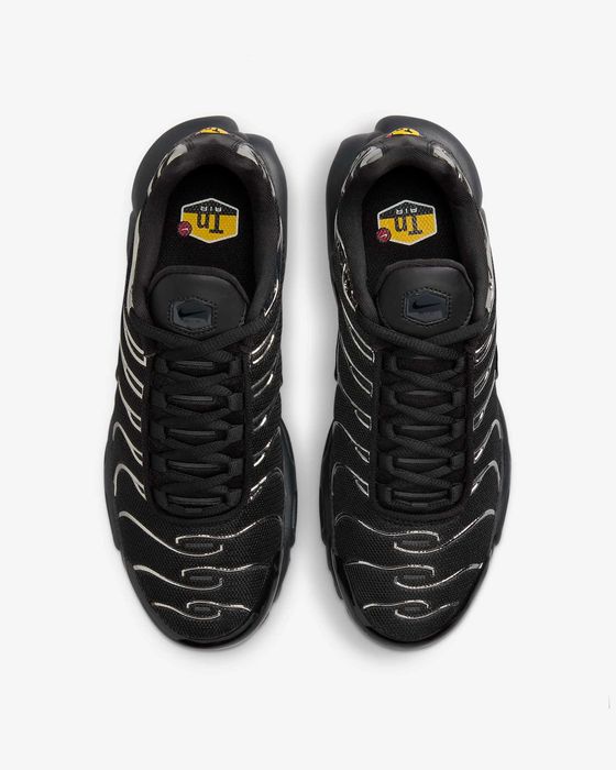 ПРОМО! Nike Air Vapormax TN Black & Metallic Silver