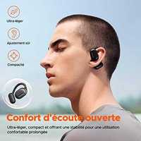 Casti truefree O1 Open Ear Bluetooth 5.3, 4 microfoane, 45h autonomie