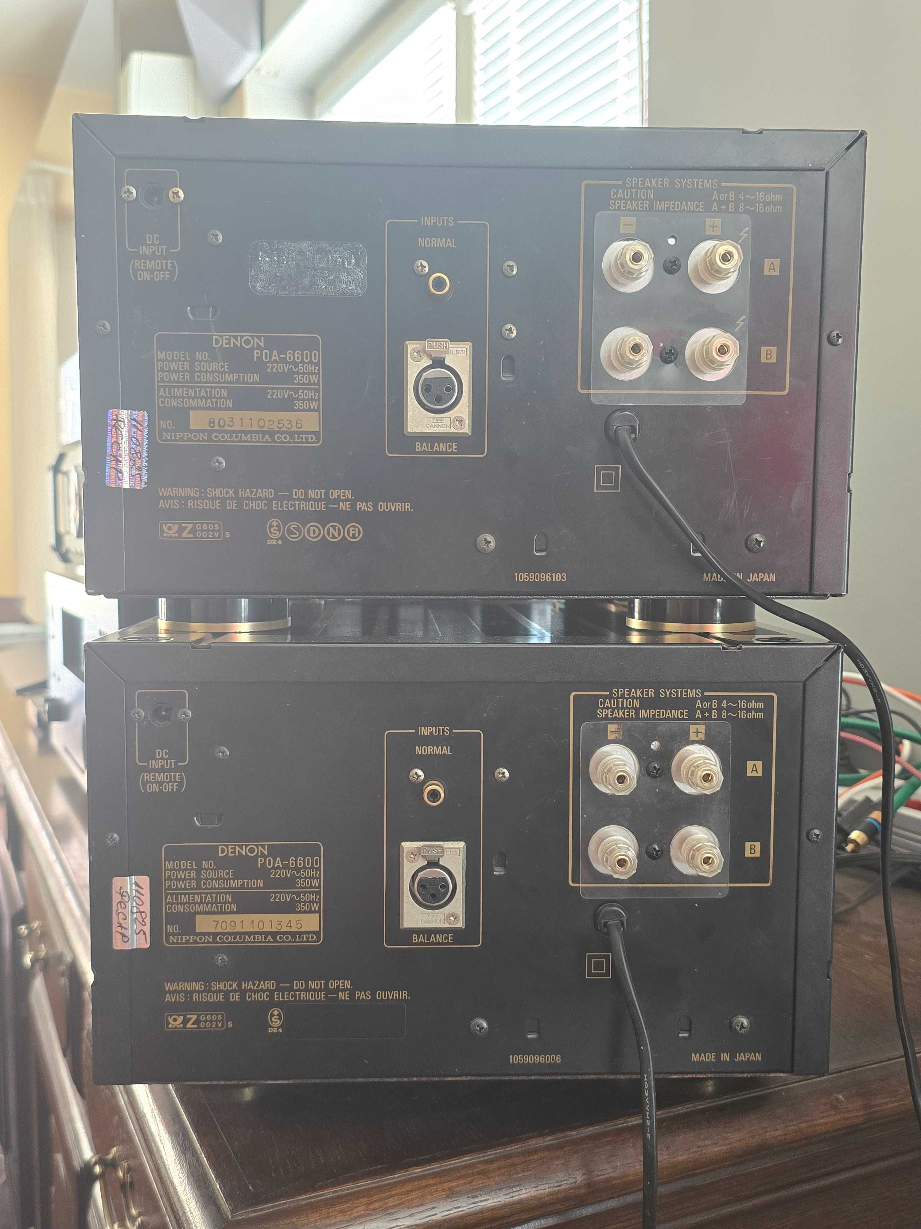 Моноблокове DENON POA-6600, Рекапнати!