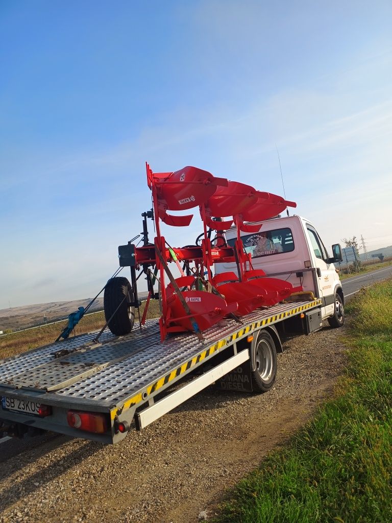 Tractări auto Sibiu / transport utilaje asistenta rutiera non-stop