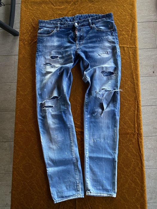 Dsquared2 denim ripped jeans blugi