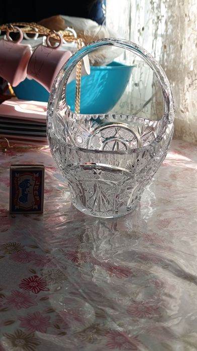 Хрустальная ваза