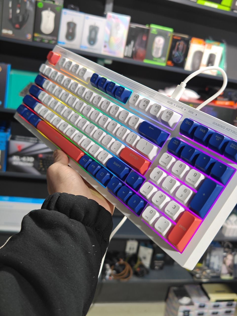 Менбраная RGB клавиатура От hp