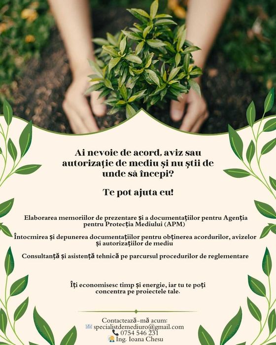 Servicii protectia mediului