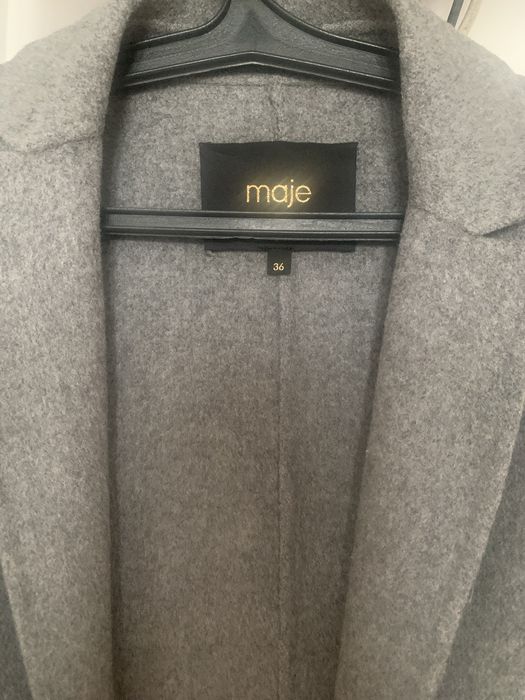 пальто maje оригинал в хорошем состяний