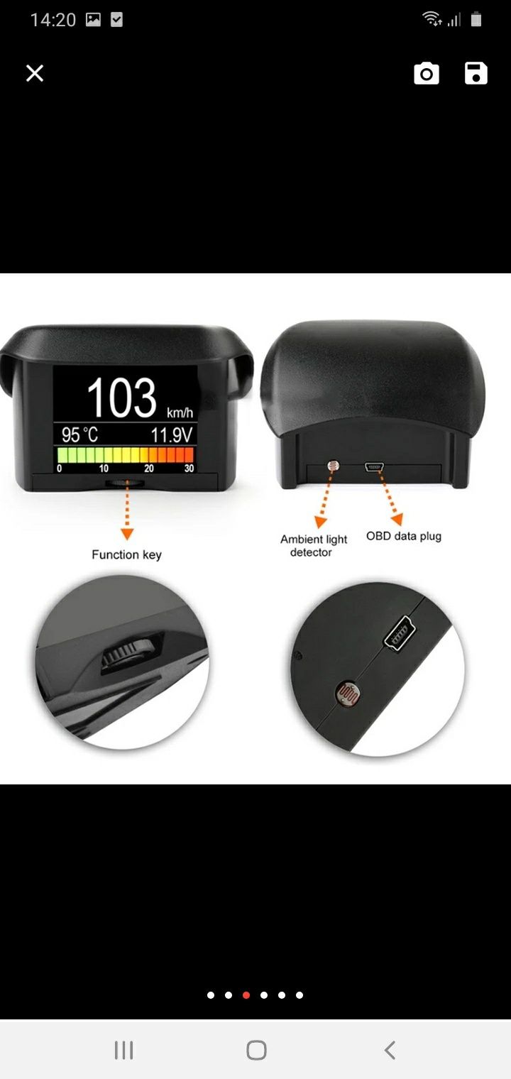 OBD2 smart digital meter