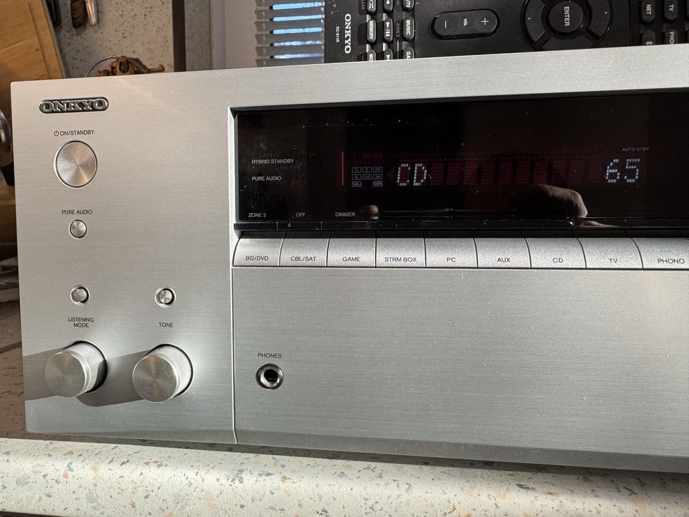 Onkyo TX-NR555 Като нов Bluetoot Wi-Fi