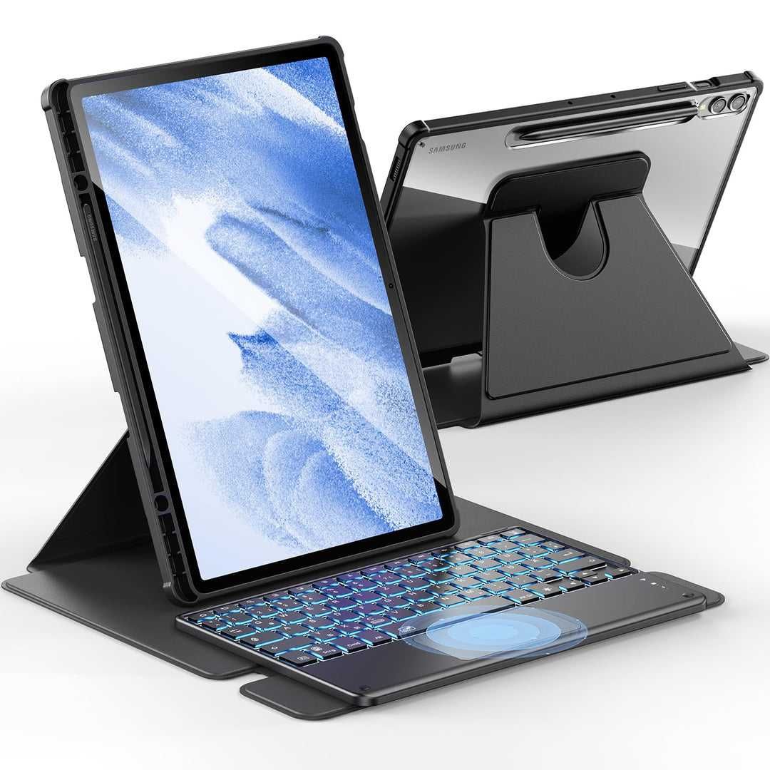 Husa cu tastatura wireless Samsung Galaxy Tab A9+ S9 FE S9/S8 Ultra