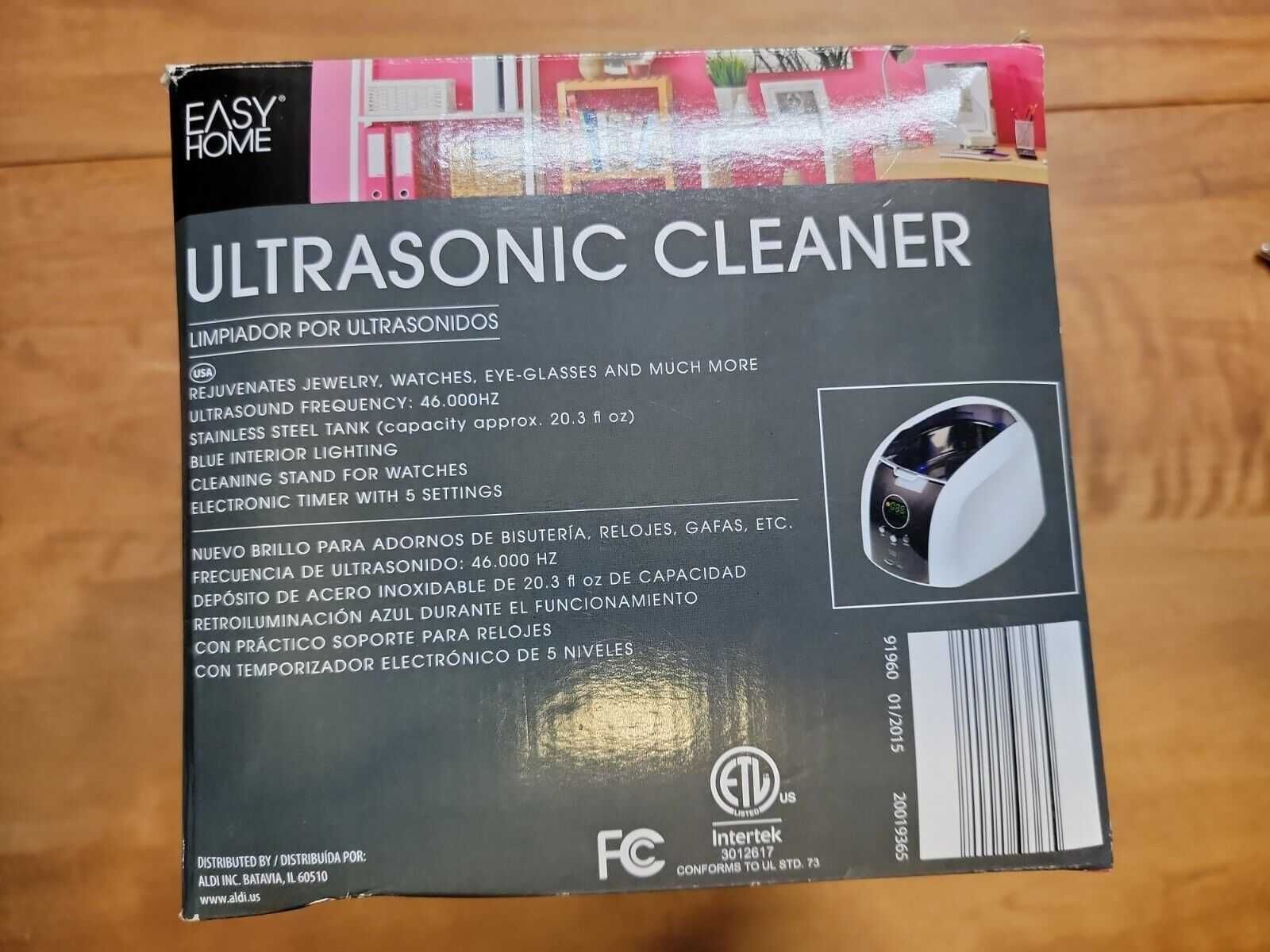 Cuva Ultrasunete Easy Home Ultrasonic  Monede Aur Argint Bijuterii