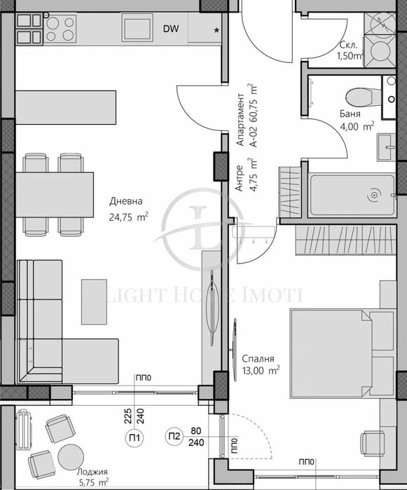 Продава се Двустаен апартамент в Пловдив, Христо Смирненски - 72 кв.м за 1468 €/кв.м - Снимка #6