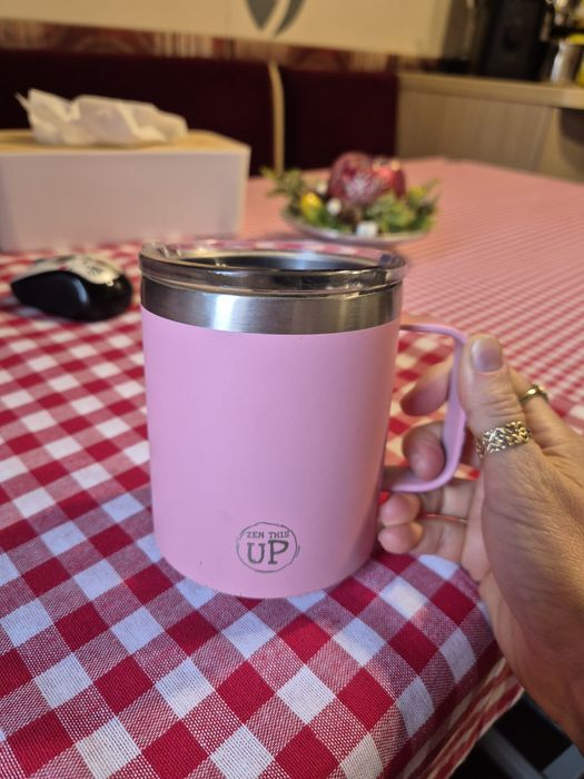 Cana termos Zen this Up, Roz 355 ml