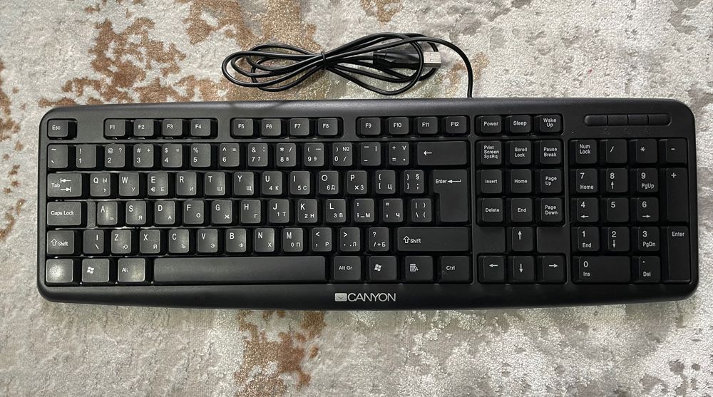 Клавиатура Canyon CNE-CKEY01-BG
