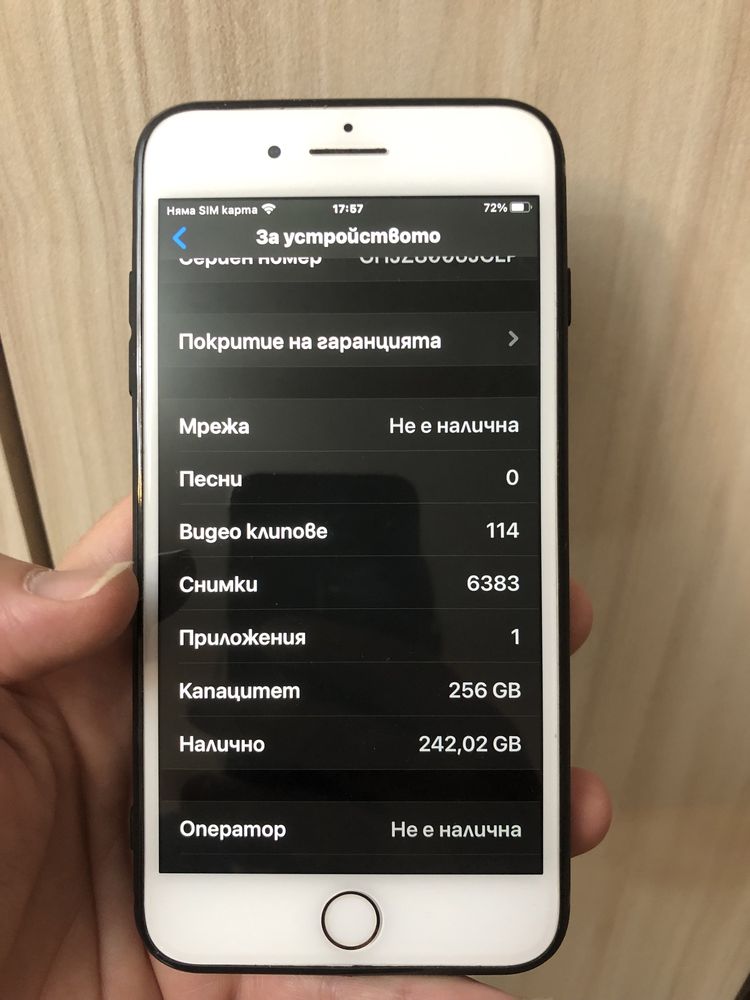 Iphone 8 plus 256 gb