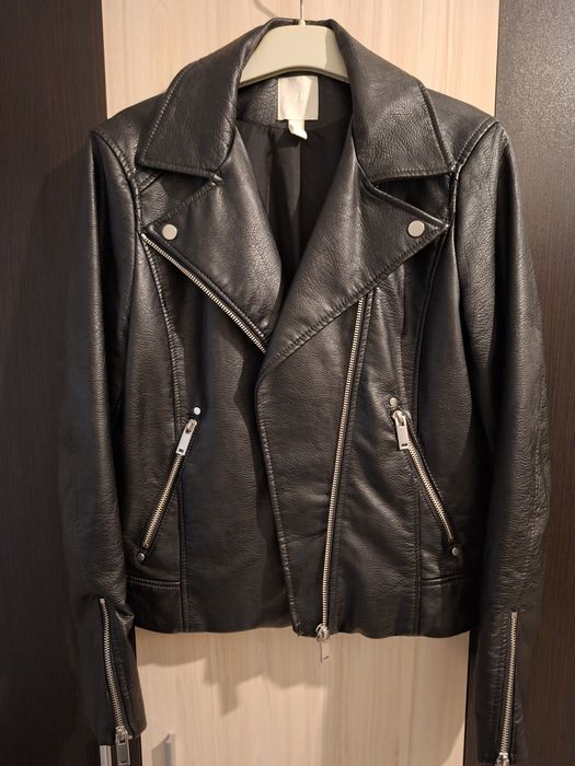Кожено яке на HM, размер М