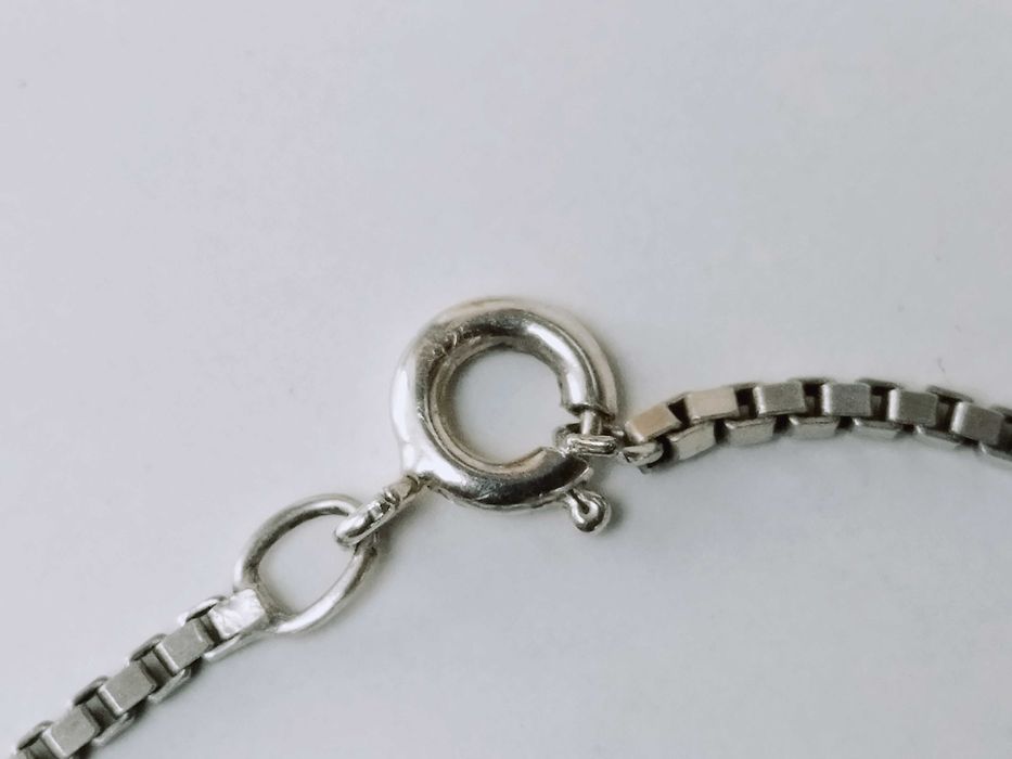 Vechi Colier lant Argint 925 pandantiv cutiuta design repousse inger