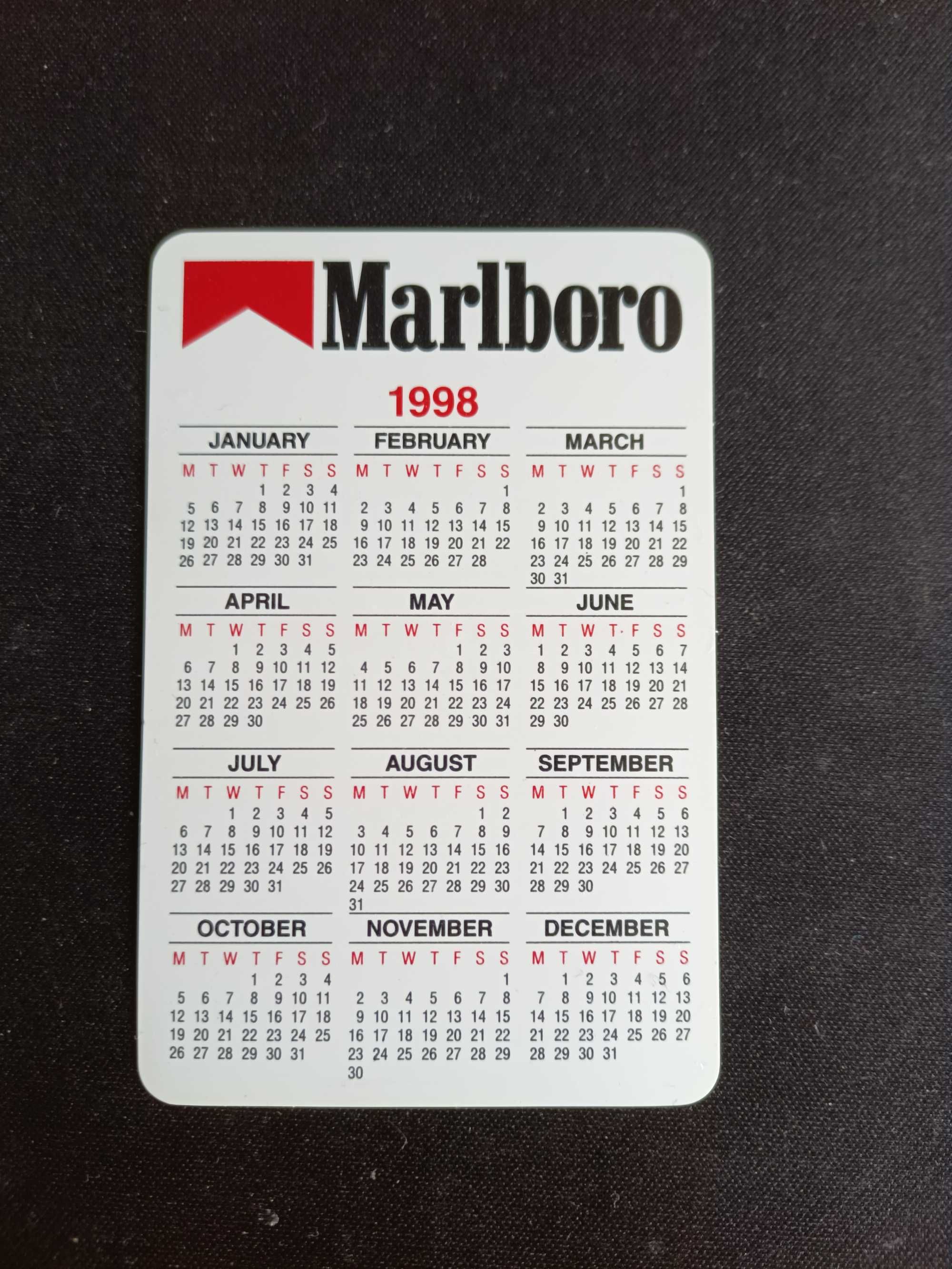 Ретро Календарче Marlboro 1998