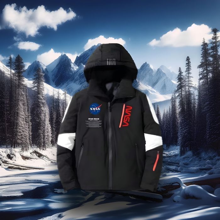 Модный и стильный Зимний лыжный пуховикик от NASA