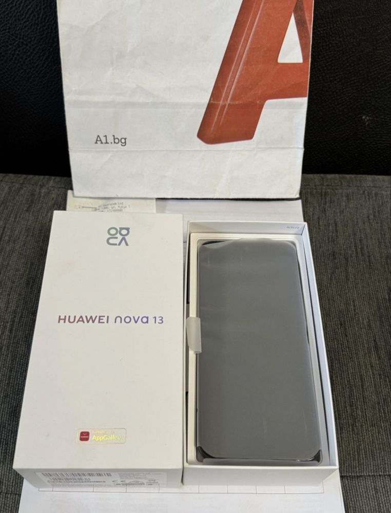 КАТО НОВ 256GB Huawei Nova 13 Гаранция A1 2027 г. Black / Черен