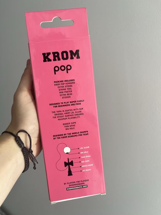Kendama KROM POP LOL (Roz/Pink) - ORIGINALA 100%